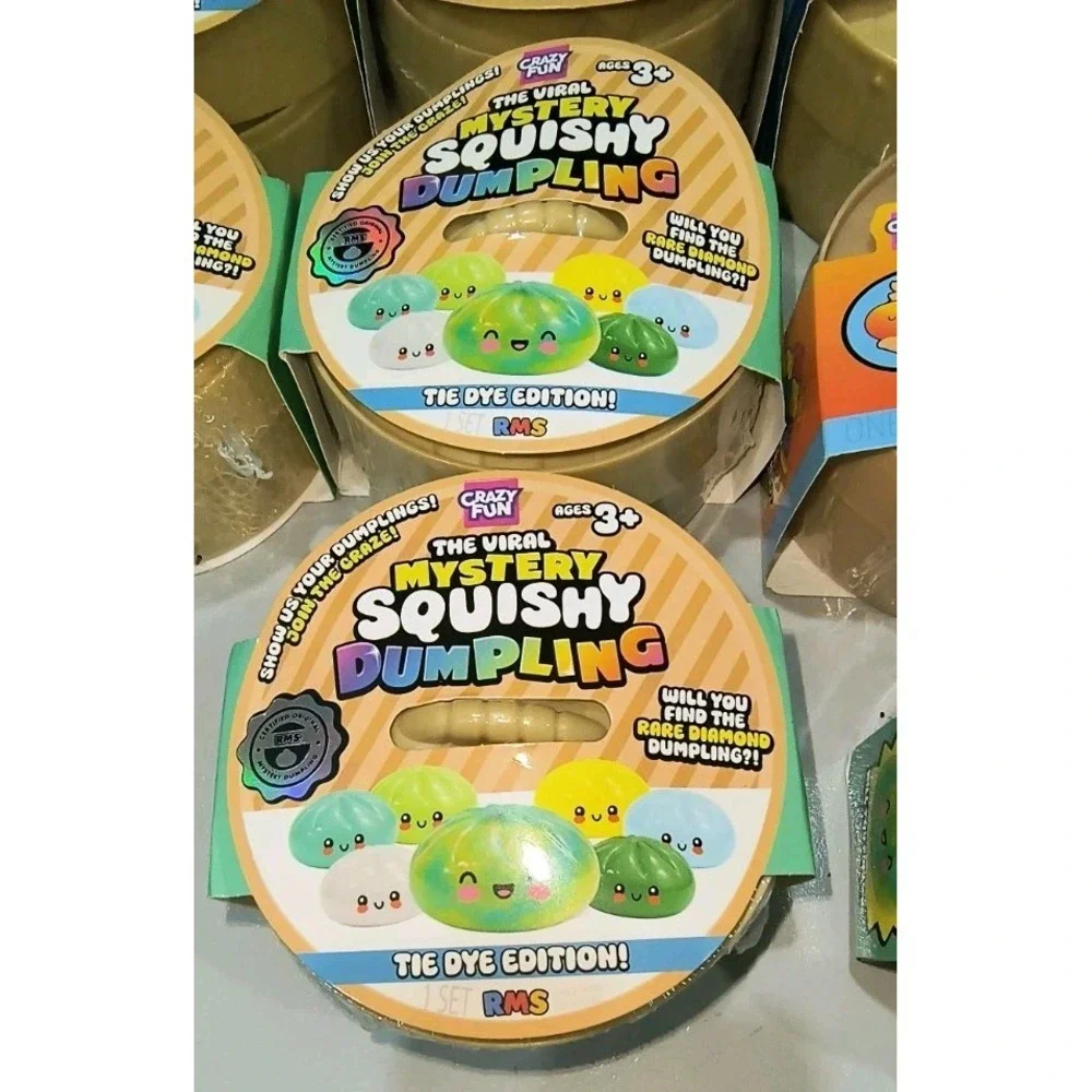 Lot of 14 Squishy Bun Mystery Dumpling Variety Edition SEALED!